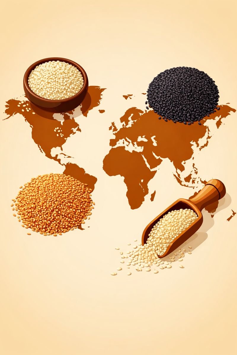 World + Sesame Seeds